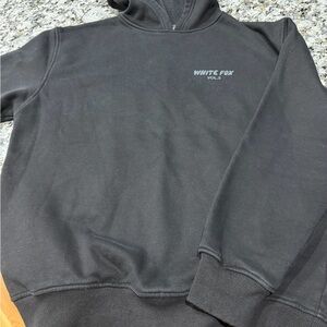 WHITE FOX VOL.3 Black Graphic Hoodie